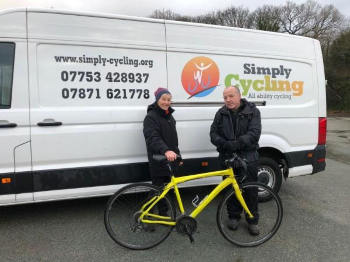 Mike with Sue from Simply Cycling
